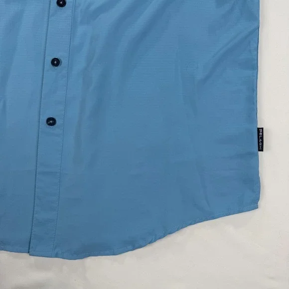 Pelagic Eclipse Guide Shirt Mens Large Vented Fishing High Performance Blue - Picture 6 of 13